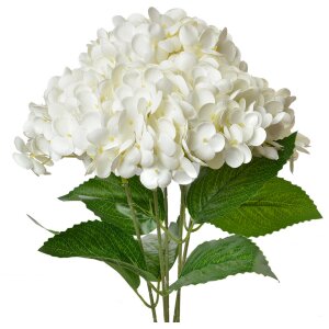 Clayre & Eef 6PL0347W Fiore artificiale bianco verde...
