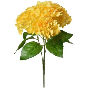 Clayre & Eef 6PL0347Y Fiore artificiale giallo verde 23x23x45 cm