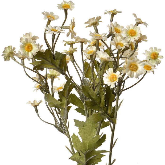 Clayre & Eef 6PL0348W Decorazione Ramo con Fiori Bianco Verde 23x17x60 cm