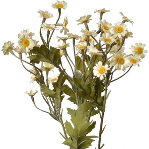 Clayre & Eef 6PL0348W Decorazione Ramo con Fiori Bianco Verde 23x17x60 cm
