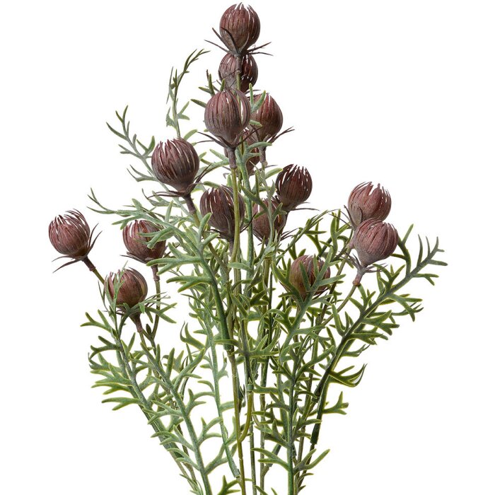 Clayre & Eef 6PL0349PA Decorazione Ramo con Fiori Viola Verde 16x16x47 cm