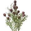 Clayre & Eef 6PL0349PA Decorazione Ramo con Fiori Viola Verde 16x16x47 cm