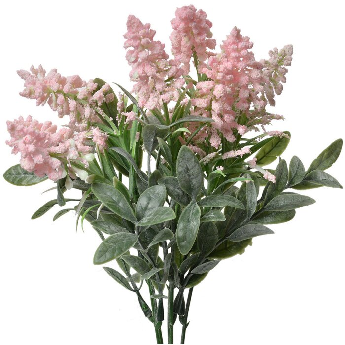 Clayre & Eef 6PL0351P Decorazione ramo fiori rosa 15x15x32 cm
