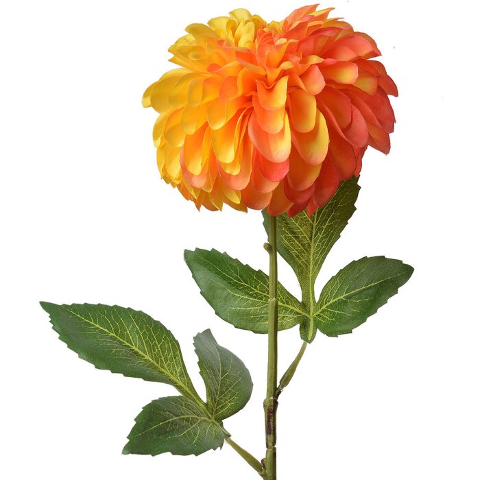 Clayre & Eef 6PL0353O Fiore artificiale verde arancio 13x13x63 cm