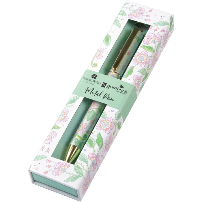 Goldbuch lieblingsSTIFT Natures Melody Bianco motivo floreale pizzo oro colori pastello