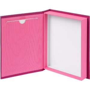 Scatola Goldbuch Bella Vista rosa fucsia con finestra per foto 19x14x3,8 cm