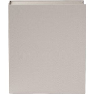 Scatola Goldbuch Bella Vista grigio 32x24 cm in lino con chiusura magnetica