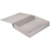 Scatola Goldbuch Bella Vista grigio 32x24 cm in lino con chiusura magnetica
