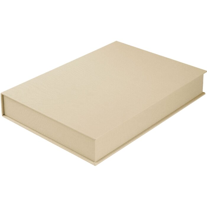 Scatola Goldbuch Bella Vista beige 32x24 cm in lino con chiusura magnetica