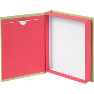 Scatola Goldbuch Bella Vista lime coral con finestra fotografica