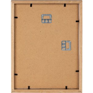Cornice Goldbuch Rovere massiccio naturale 30x40 cm legno vetro trasparente montaggio a parete