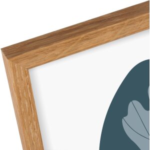Cornice Goldbuch Rovere massiccio naturale 30x40 cm legno vetro trasparente montaggio a parete