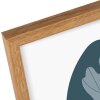 Cornice Goldbuch Rovere massiccio naturale 30x40 cm legno vetro trasparente montaggio a parete