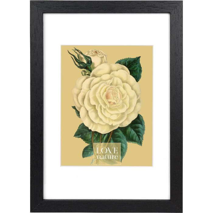 Cornice Goldbuch Rustiq nero 20x30 cm con passe-partout 15x20 cm