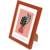 Goldbuch cornice in legno Aura 13x18 cm Ruggine in vero legno con supporto e vetro trasparente