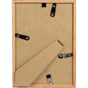 Cornice in legno Goldbuch Aura 20x30 cm Legno vero ruggine con vetro trasparente e pannello posteriore in MDF