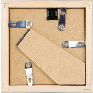 Goldbuch cornice in legno Aura 10x10 cm Menta piperita supporto in MDF vetro trasparente
