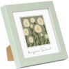 Goldbuch cornice in legno Aura 10x10 cm Menta piperita supporto in MDF vetro trasparente