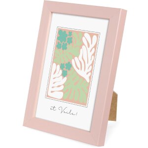 Cornice in legno Goldbuch Aura 10x15 cm Dirty Rose in vero legno vetro trasparente pannello posteriore MDF