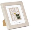 Goldbuch Cornice in legno Aura 10x10 cm Beige in vero legno vetro trasparente MDF