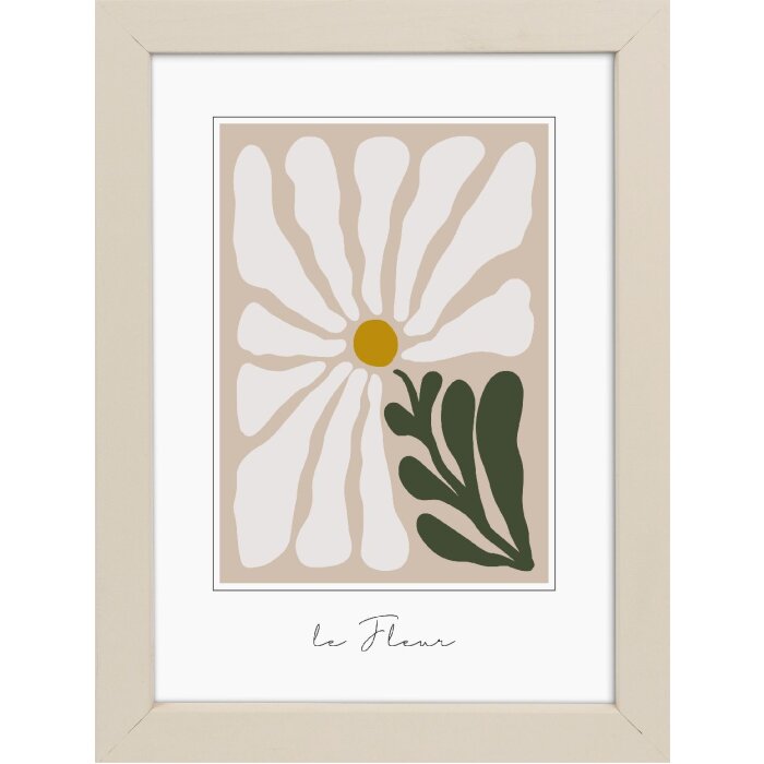 Cornice in legno Goldbuch Aura 13x18 cm beige in vero legno con supporto e vetro trasparente