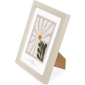 Cornice in legno Goldbuch Aura 13x18 cm beige in vero legno con supporto e vetro trasparente