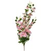 Clayre & Eef 6PL0345LP Ramo decorativo con fiori rosa verde 25x15x88 cm
