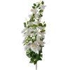 Clayre & Eef 6PL0345W Ramo decorativo con fiori bianco verde 25x15x88 cm