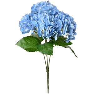 Clayre & Eef 6PL0347BL Fiore artificiale blu verde 23x23x45 cm Plastica