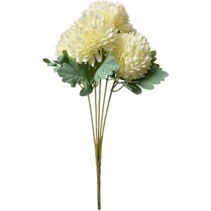 Clayre & Eef 6PL0362W Ramo decorativo Fiori Bianco 22x14x43 cm