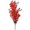 Clayre & Eef 5PL0127R Decorazione Ramo con Fiori Rosso 40x10x100 cm