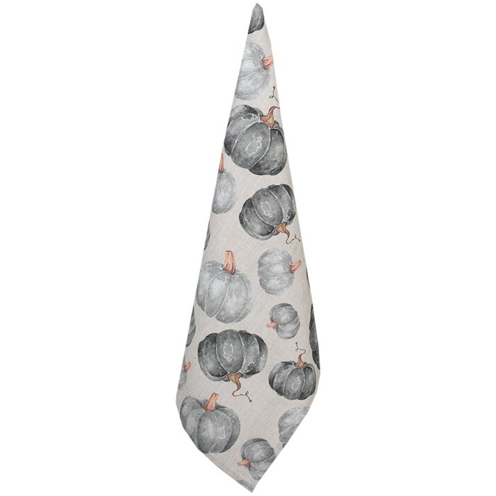 Clayre & Eef CSP42-2 Asciugamano da cucina motivo zucca 50x70 cm