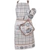 Clayre & Eef CSP44 Guanto da forno design zucca 18x30 cm