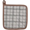 Clayre & Eef CSP45 Portapentole con motivo a zucca 20x20 cm Grigio Marrone