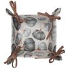 Clayre & Eef CSP47 Cestino per pane design zucca 35x35x8 cm