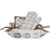 Clayre & Eef CSP47 Cestino per pane design zucca 35x35x8 cm