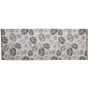 Clayre & Eef CSP64 Runner da tavola Grigio Zucca Beige 50x140 cm