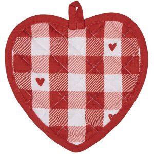 Clayre & Eef LVT45 Portapentole con motivo a cuore...