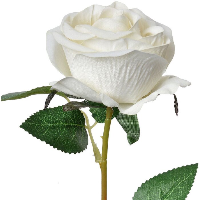 Clayre & Eef 6PL0359W Fiore artificiale di rosa 8x8x50 cm