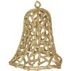 Clayre & Eef 65791 Decorazione Appendino Campana color oro Ø 11x11 cm