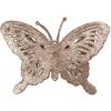 Clayre & Eef 65796 Decorazione Farfalla color rame 12x2x9 cm