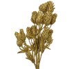 Clayre & Eef 65803 Decorazione Ramo con Fiori Oro 10x8x35 cm