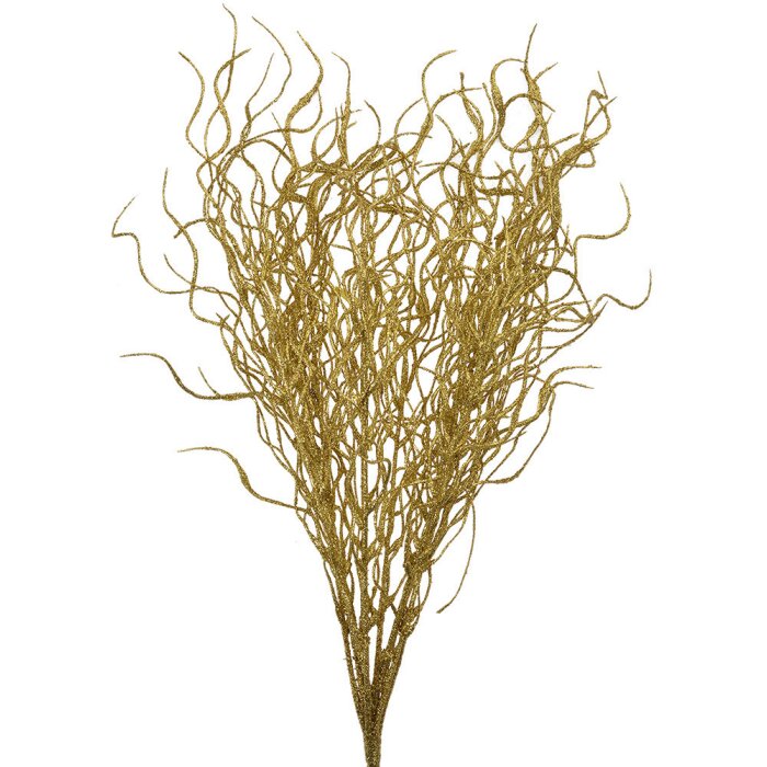 Clayre & Eef 65805 Decorazione Ramo color oro 9x6x48 cm