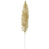 Clayre & Eef 65806 Foglia decorativa in plastica oro 7x1x45 cm