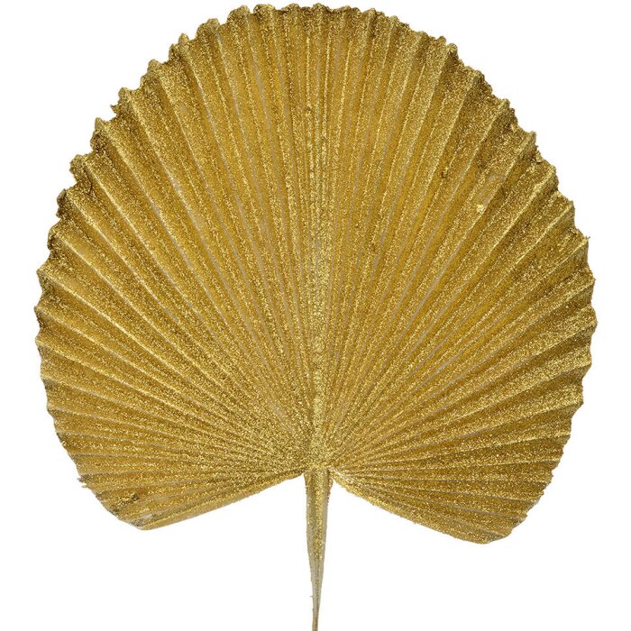 Clayre & Eef 65807 Foglia decorativa oro 25x1x36 cm