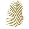 Clayre & Eef 65808 Foglia decorativa color oro 21x2x51 cm Plastica