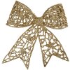 Clayre & Eef 65811 Decorazione fiocco di Natale color oro 18x2x16 cm