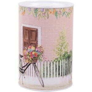 Clayre & Eef 6BL0155 Salvadanaio rosa retrò...