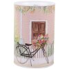 Clayre & Eef 6BL0155 Salvadanaio rosa retrò Ø 10x15 cm