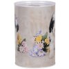Clayre & Eef 6BL0161 Salvadanaio Dog Flowers Ø 10x15 cm